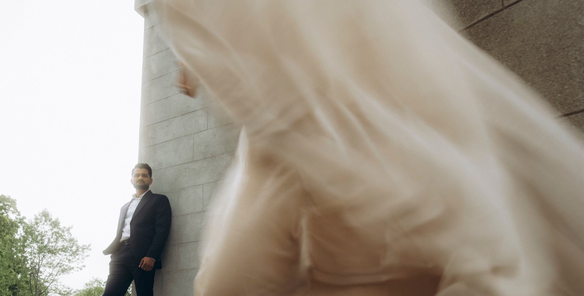 Couple on a pre-wedding shoot styled and directed by Bhoomi Jani Weddings, Toronto